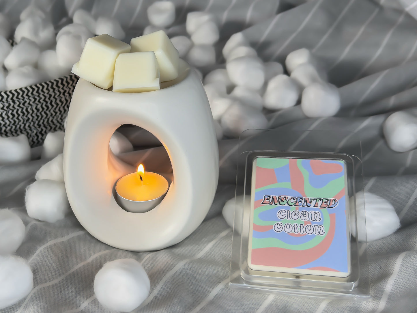 Clean Cotton Wax Melt Snap Bar