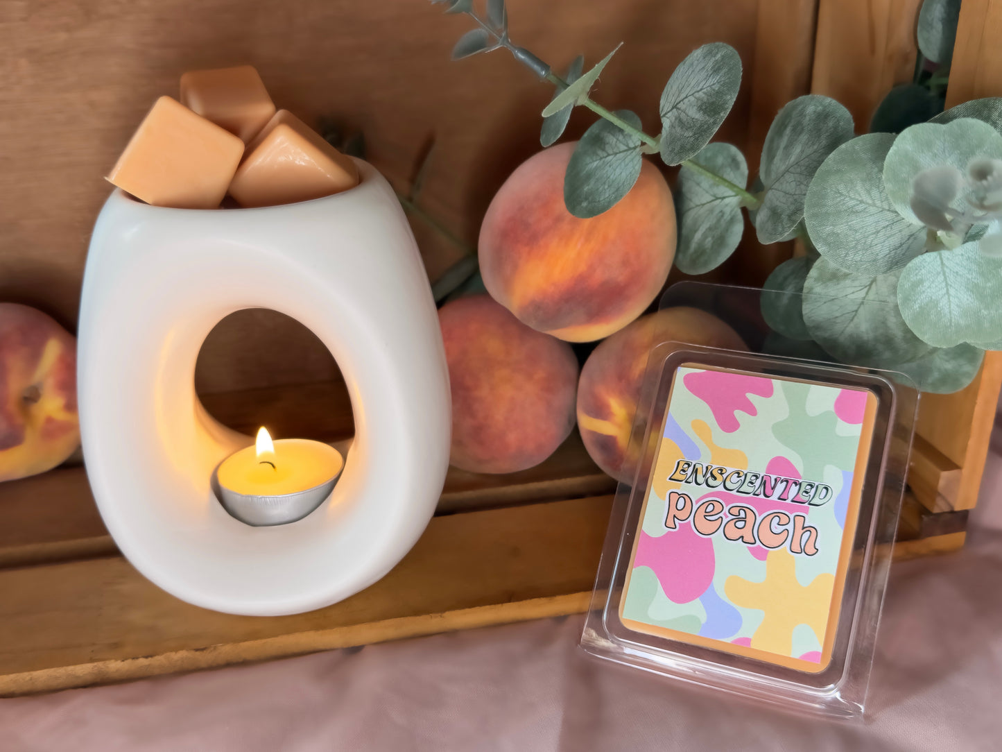 Peach Wax Melt Snap Bar