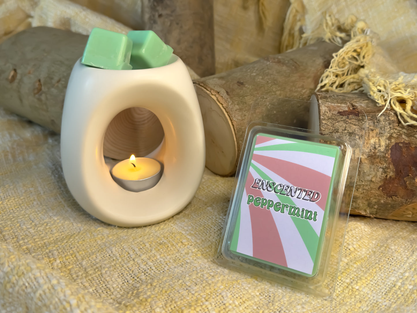 Peppermint Wax Melt Snap Bar
