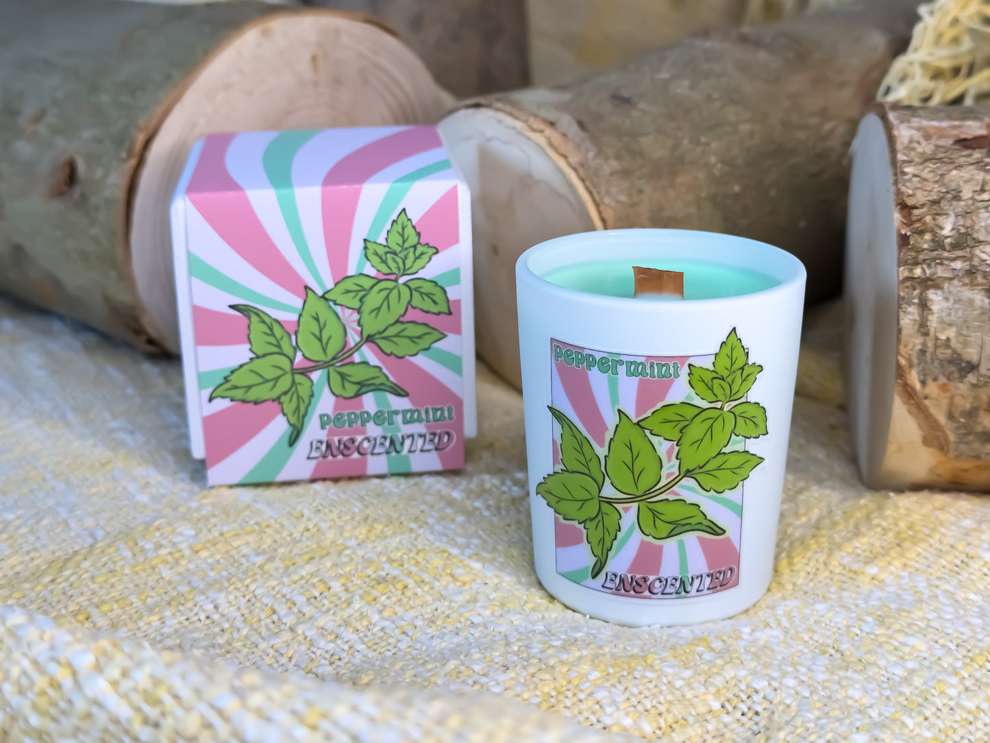 9cl Peppermint Candle