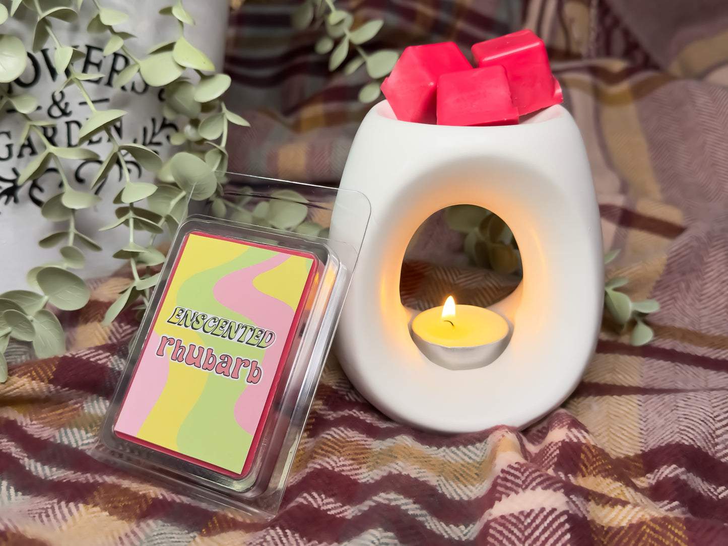 Rhubarb Wax Melt Snap Bar