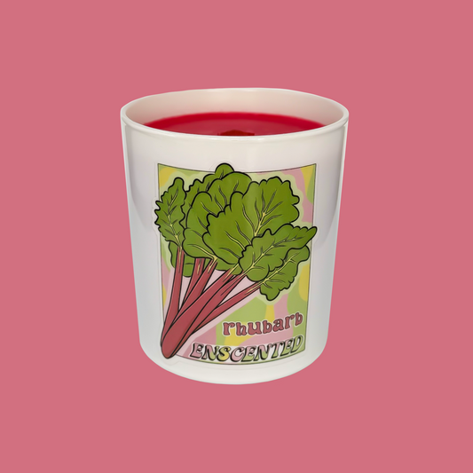 Rhubarb Candle